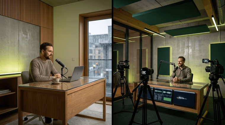 Enregistrer un podcast à la maison ou en studio pro : le vrai comparatif