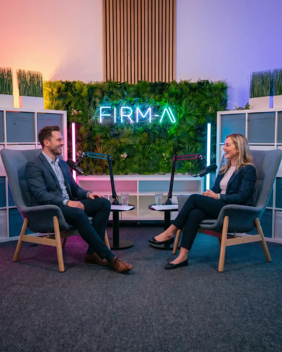 Interview filmée sur le plateau Firm-A